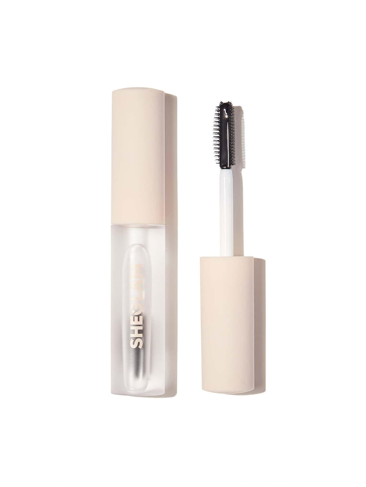 SHEGLAM front packaging clear brow gel shows bottle and label with confident branding