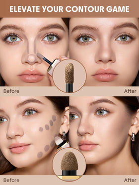 SHEGLAM sponge end blending product for soft transitions and natural finish