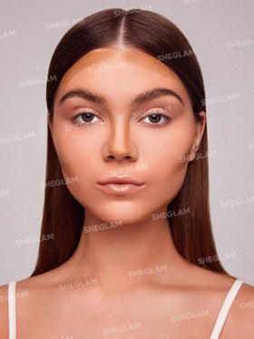 SHEGLAM opened stick tip revealing pigmented balm ready to sculpt