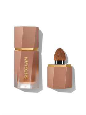 SHEGLAM front packaging showing shade 12 Terracotta and product benefits