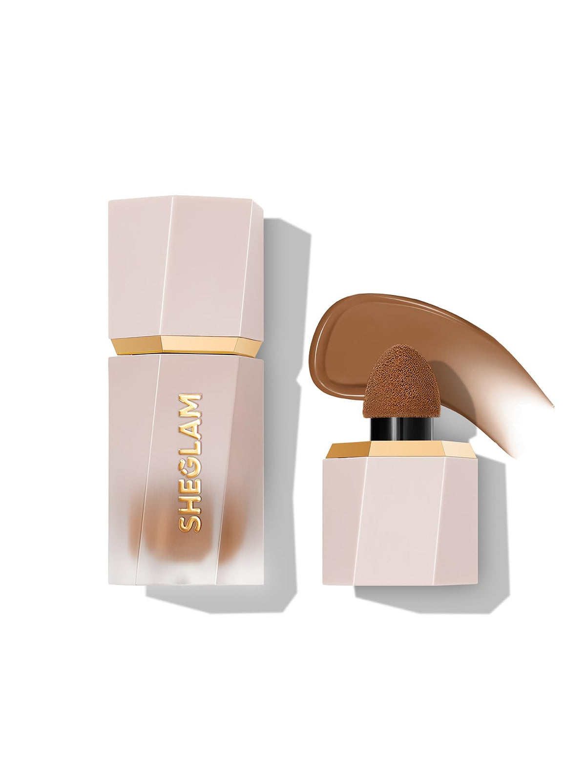 SHEGLAM front view of Sun Sculpt stick showing sleek packaging and shade