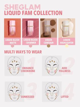 SHEGLAM Sun Sculpt inside makeup bag showing on-the-go touch-up benefit