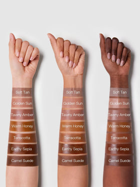 SHEGLAM cream-gel texture drop demonstrating smooth, buildable coverage
