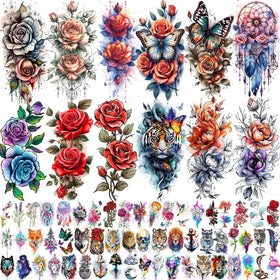 SHELYEXIEN front sheet display showing 69-sheets variety and vibrant roses
