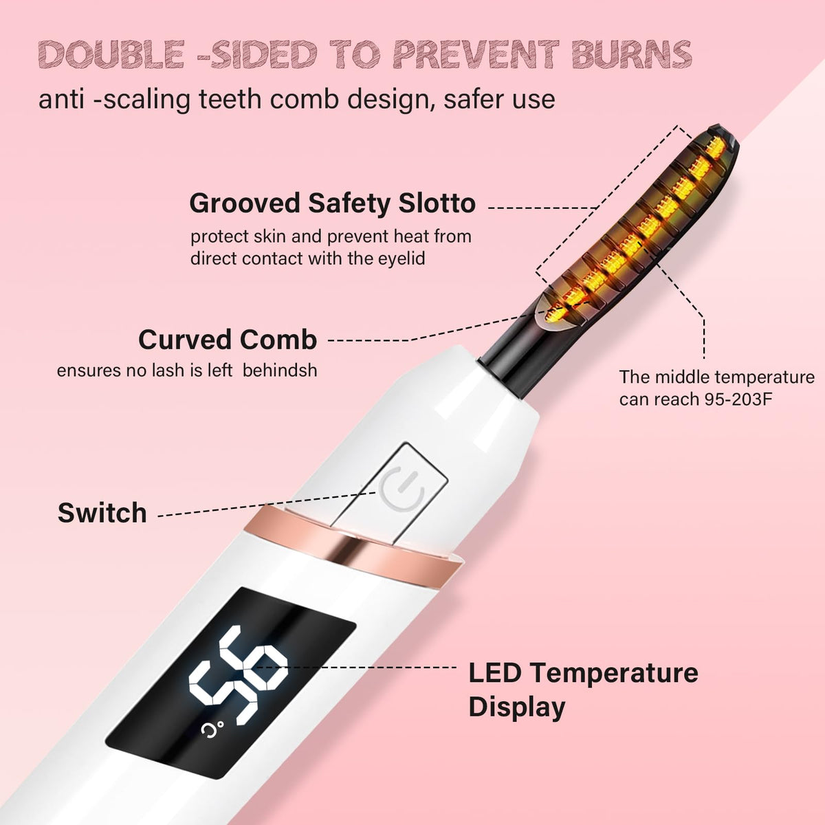 shenlanbolt ceramic brush texture close up for even heat and gentle curl