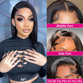 Shesbeauty close-up of HD 13x4 lace showing invisible knots and realistic scalp effect