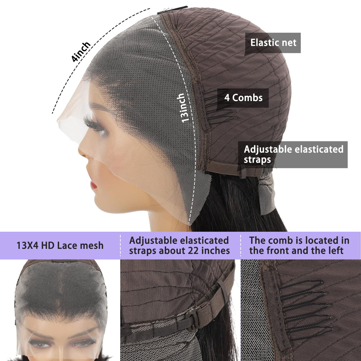 Shesbeauty side profile of styled bob demonstrating smooth fall and elegant shape