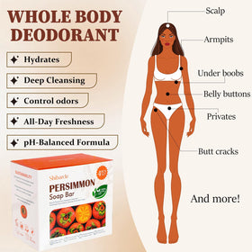 Shibarcle ingredients label showing Japanese persimmon extract and purity benefit