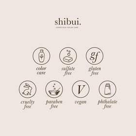 SHIBUI bottle in hand for scale showing travel-ready size and usable volume
