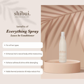 Shibui spray nozzle close-up showing mist texture for even lightweight coverage