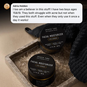 Shield moisturizer spreading and absorbing on skin for non-greasy hydration