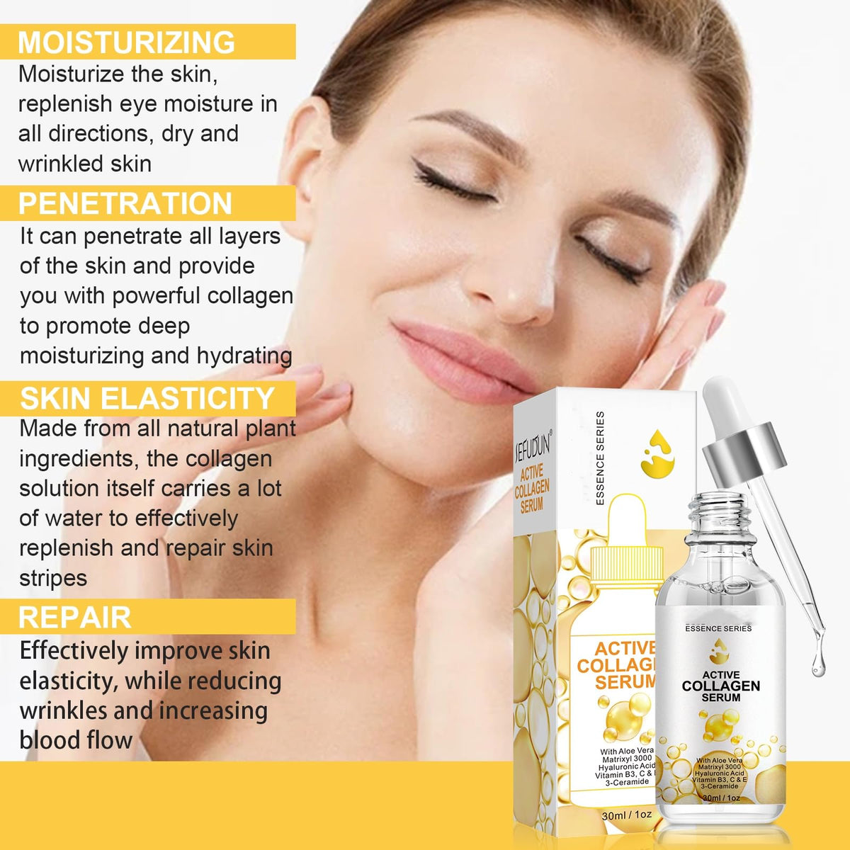 SHIFAKOU serum applied on hand to show consistency and quick hydration benefit