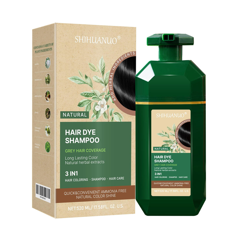 SHIHUANUO front bottle view showing product and size benefit
