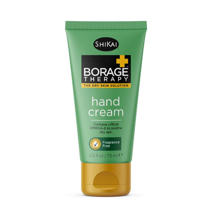 ShiKai borage therapy front packaging showing tube and branding, highlights compact travel-friendly design