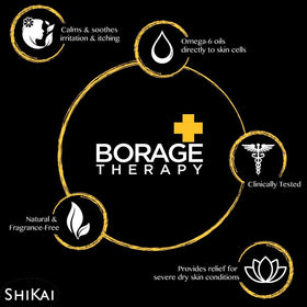 ShiKai borage flowers and oil ingredient emphasizing GLA support