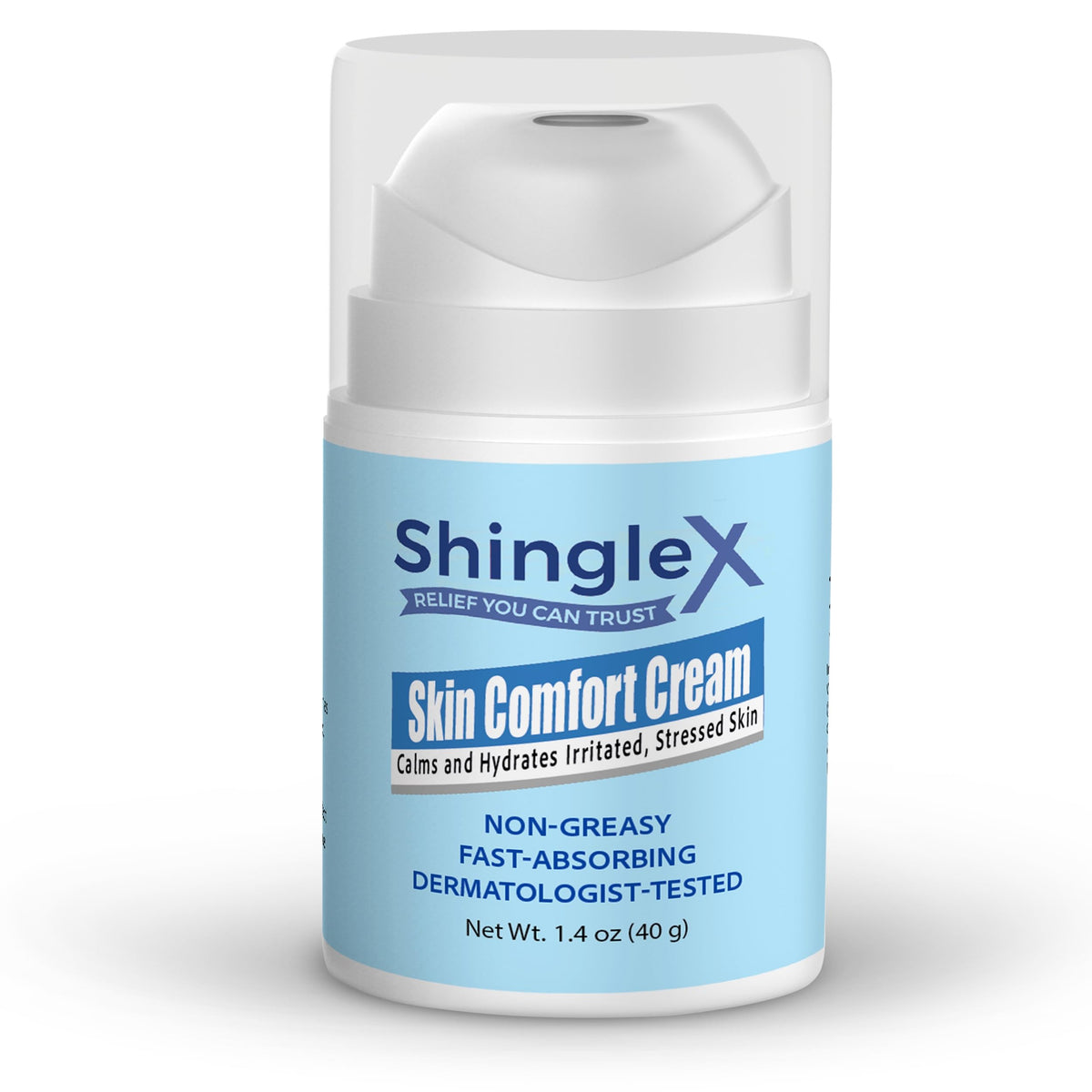 ShingleX front packaging showing tube and product name for immediate recognition and trust