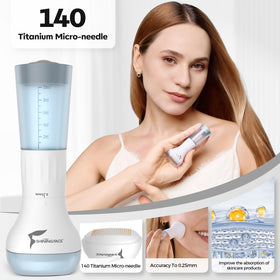 Shining Face serum vials arranged to show collagen and hyaluronic formula, supporting hydration