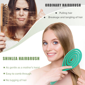 SHINLEA curved backplate making full scalp contact for gentle massage