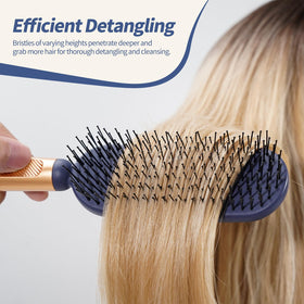 SHINLEA slim side profile highlighting bristle placement and compact design benefits