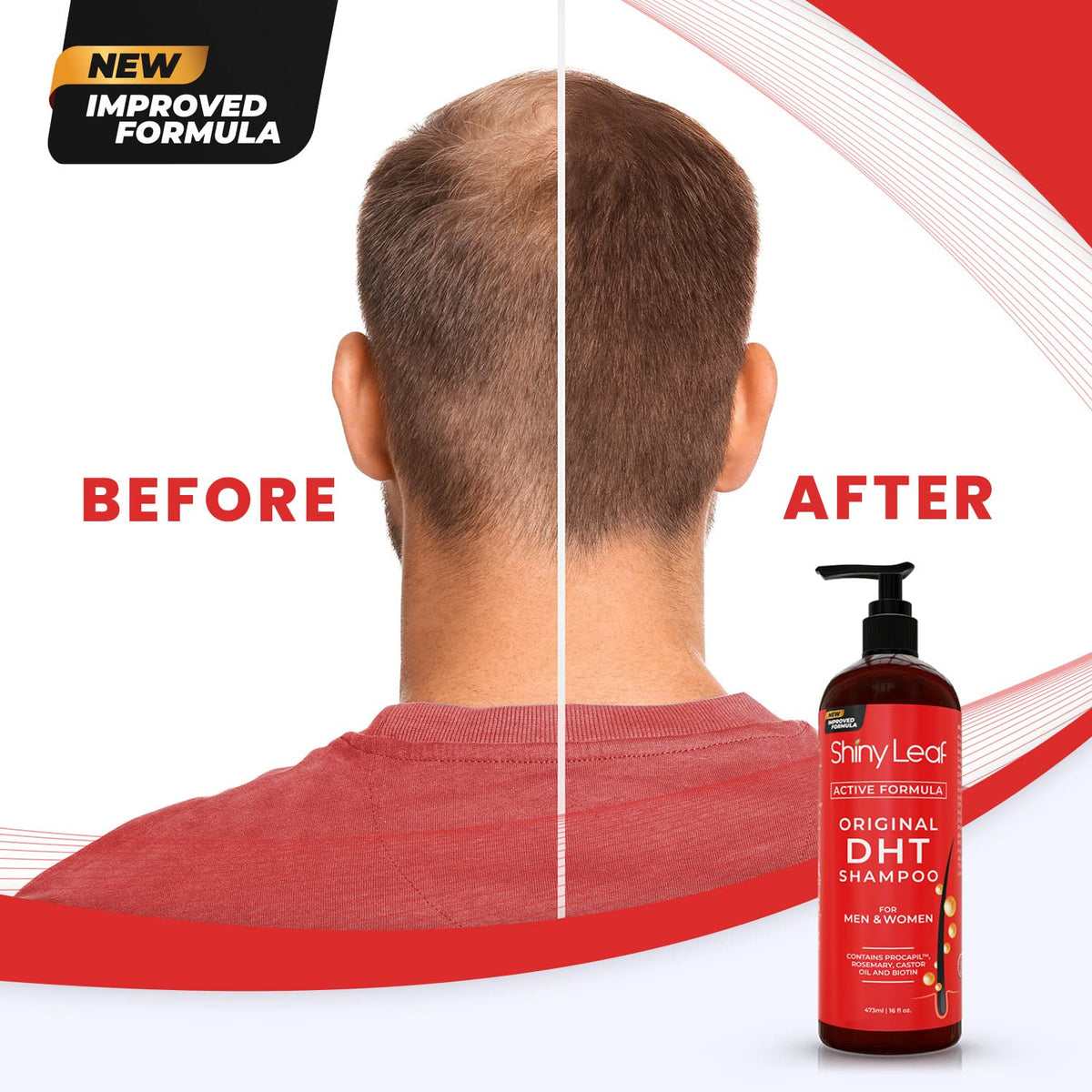 Shiny Leaf duo in shower use, demonstrates easy daily application