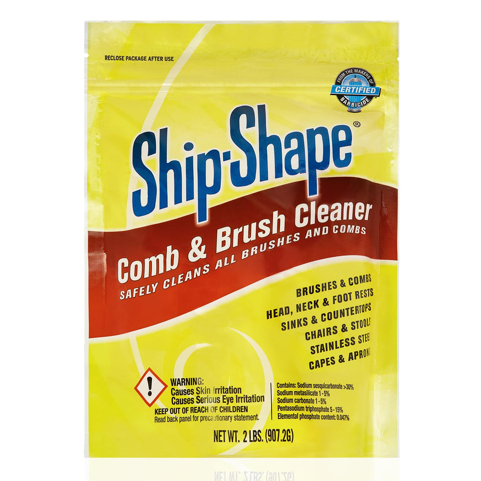 Ship-Shape front package showing label and weight for quick identification