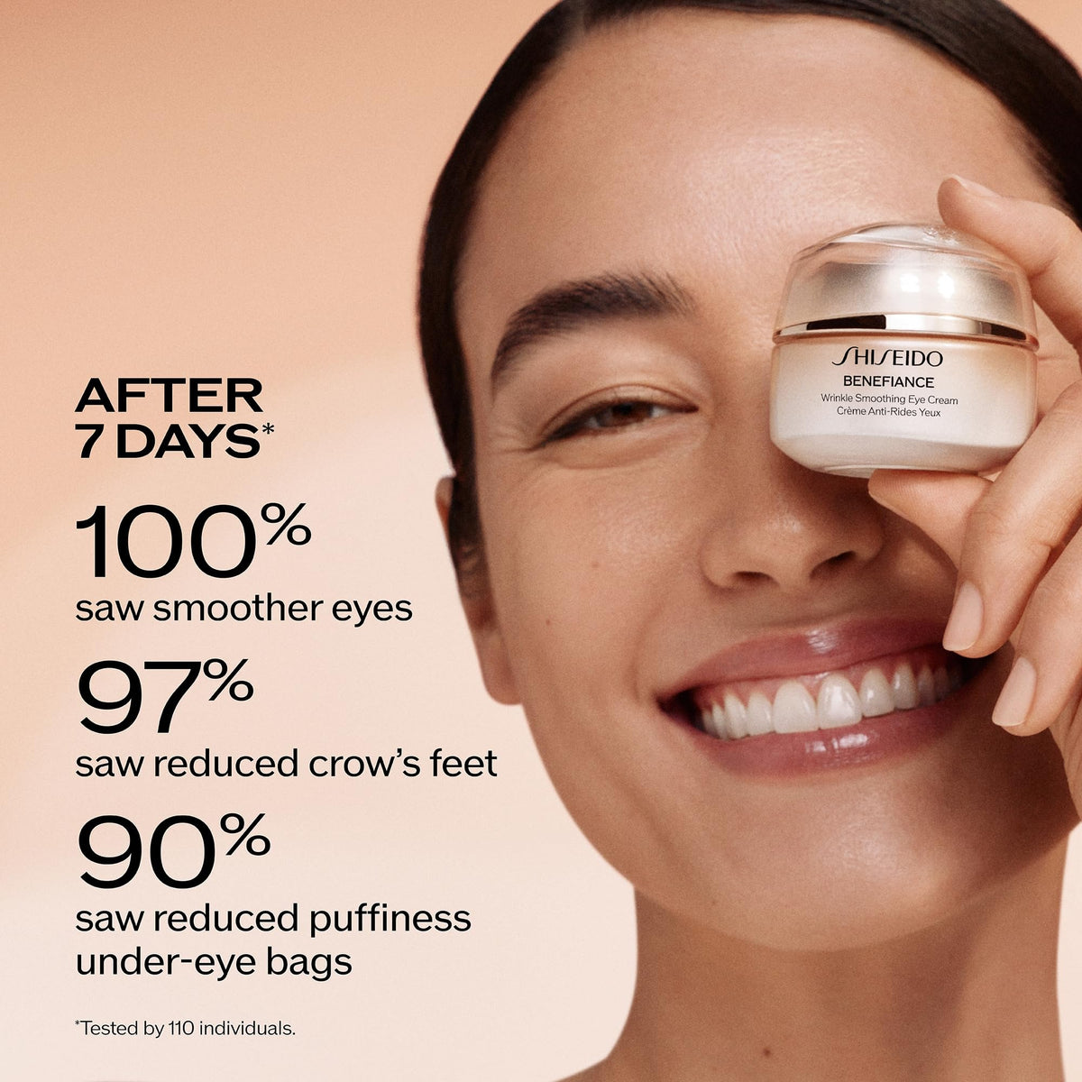 Shiseido box and jar label view showing ingredient list and product authenticity