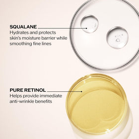 Shiseido Benefiance essence droplet on sheet showing concentrated delivery