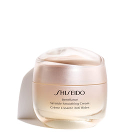 Shiseido Benefiance front jar showing elegant packaging and clear product identity benefit clarity