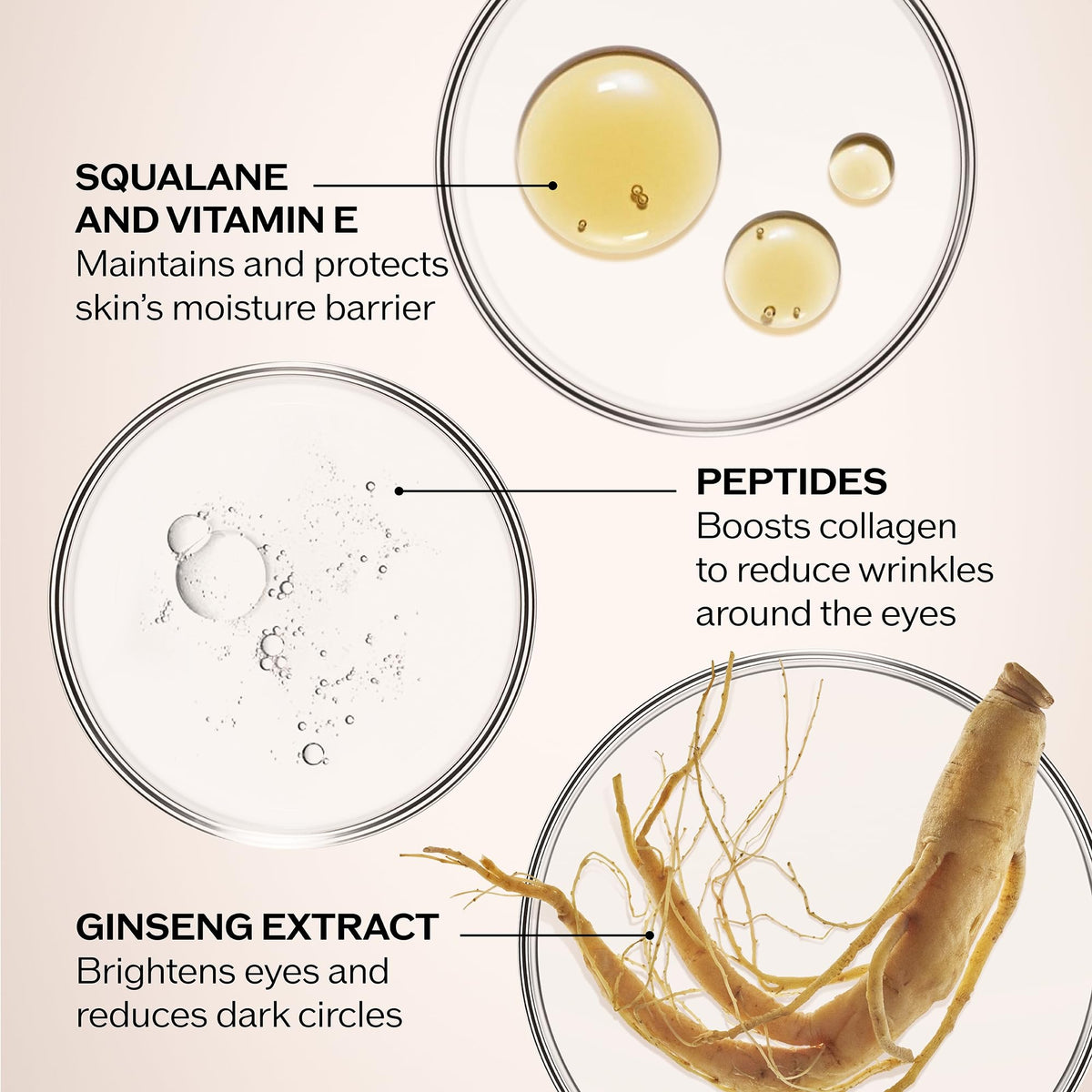 Shiseido ginseng extract closeup emphasizing natural brightening benefit