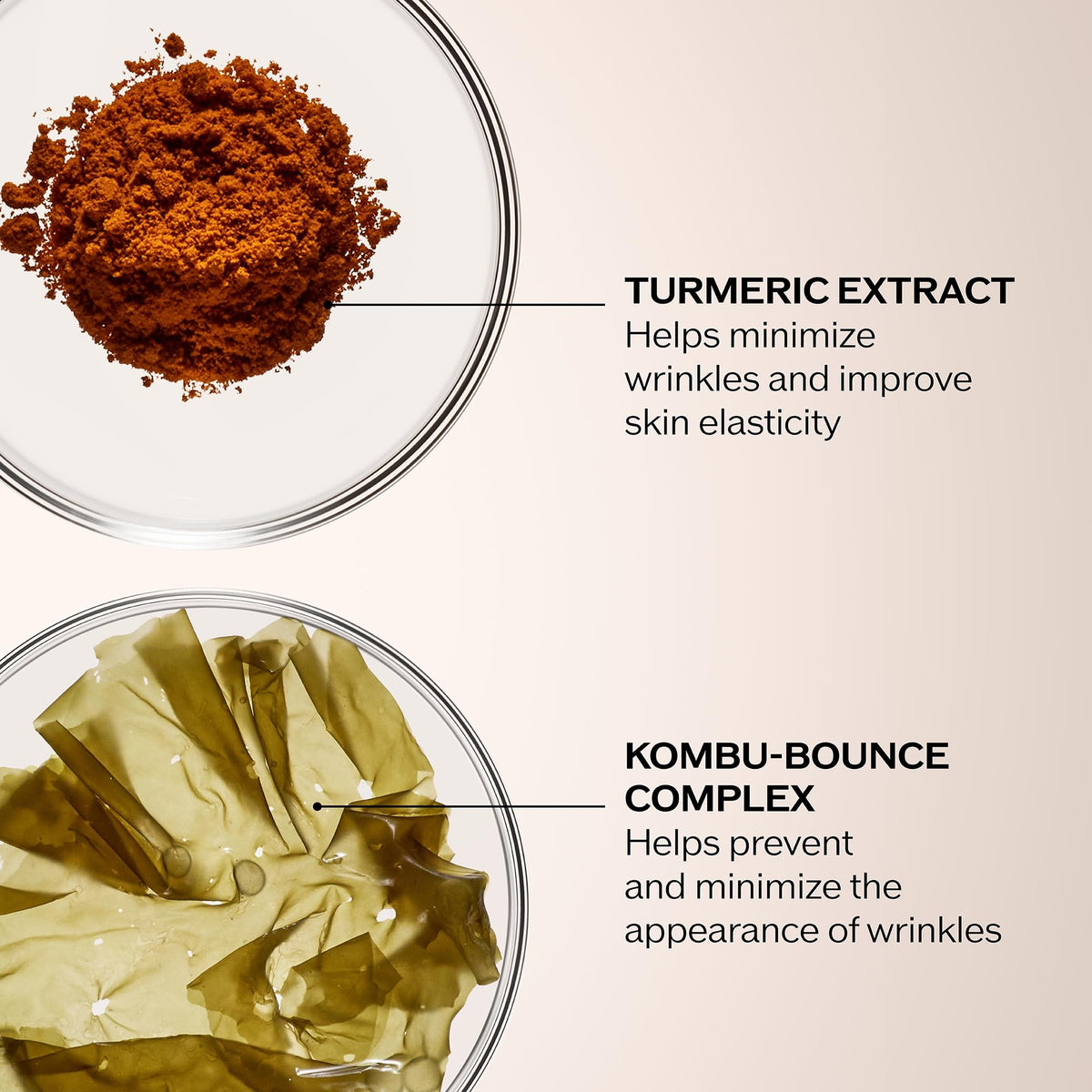 Shiseido Benefiance KOMBU-Bounce Complex algae blend ingredient visual showing firming benefit