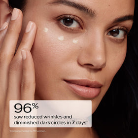Shiseido texture closeup highlighting creamy finish and fast absorption benefit