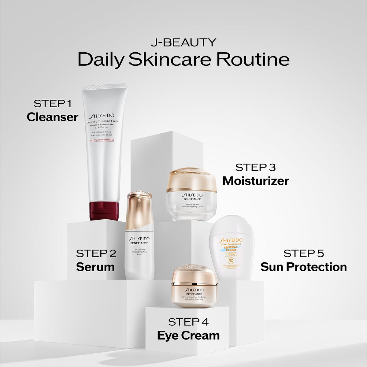 Shiseido 125 mL next to ruler showing compact travel-friendly volume