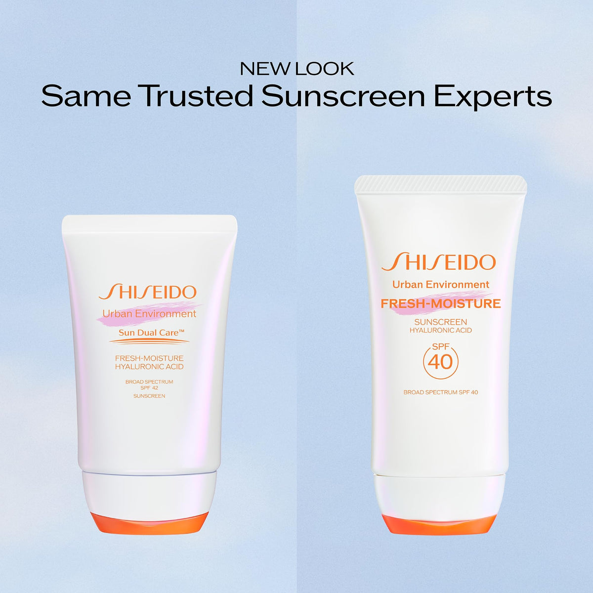 Shiseido sunscreen texture closeup demonstrating lightweight hydration