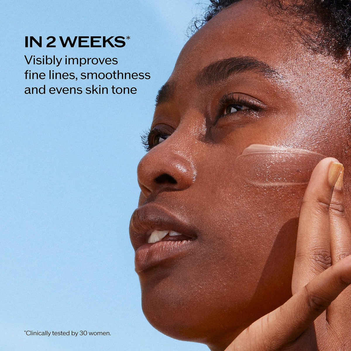 Shiseido 50 mL tube in hand demonstrating portable sun protection