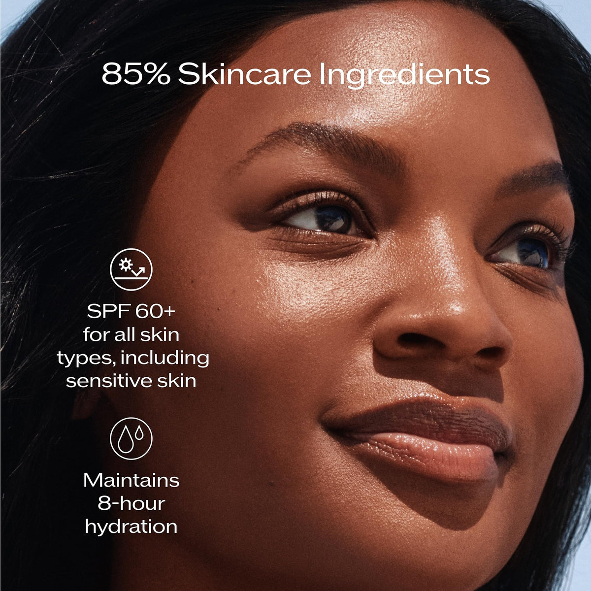 Shiseido applied to arm illustrating body application and non‑greasy feel