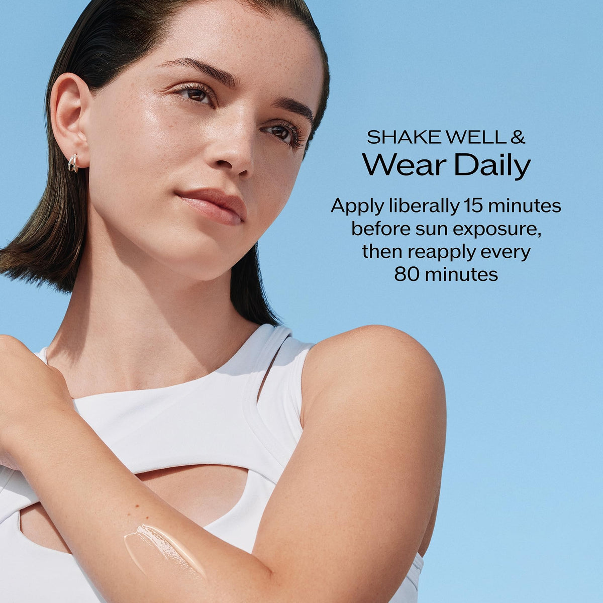 Shiseido ingredients label detail highlighting hydrating and soothing benefits