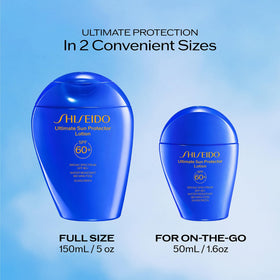 Shiseido lifestyle beach scene showing strong protection during outdoor activity