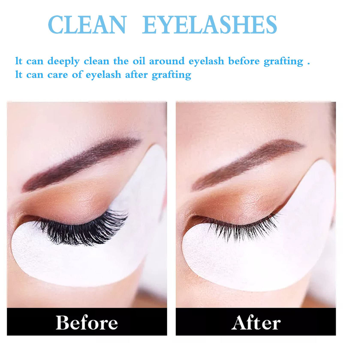 Shmian lash cleaning brush detail showing flexible head to gently clean lash base