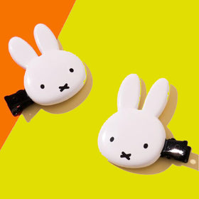 SHOBIDO Miffy close-up of die-cut clip detail highlighting secure hold benefit