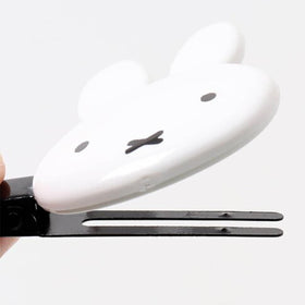 SHOBIDO Miffy clipped under a hat showing compatibility with headwear benefit