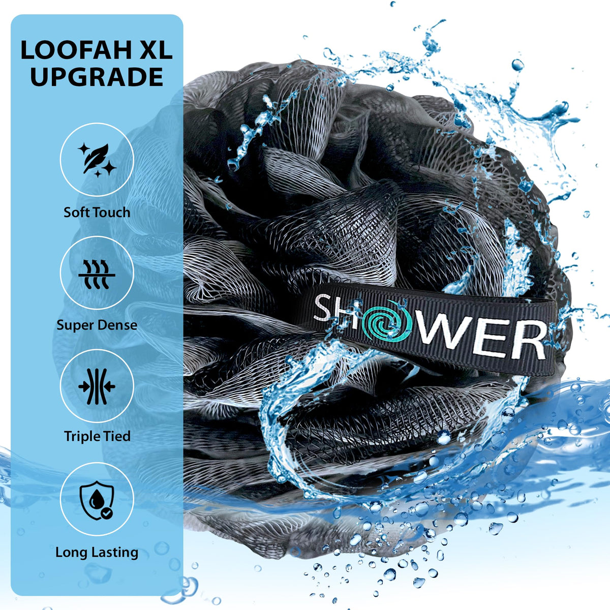 Shower Bouquet long ribbon hanger detail for fast drying and storage