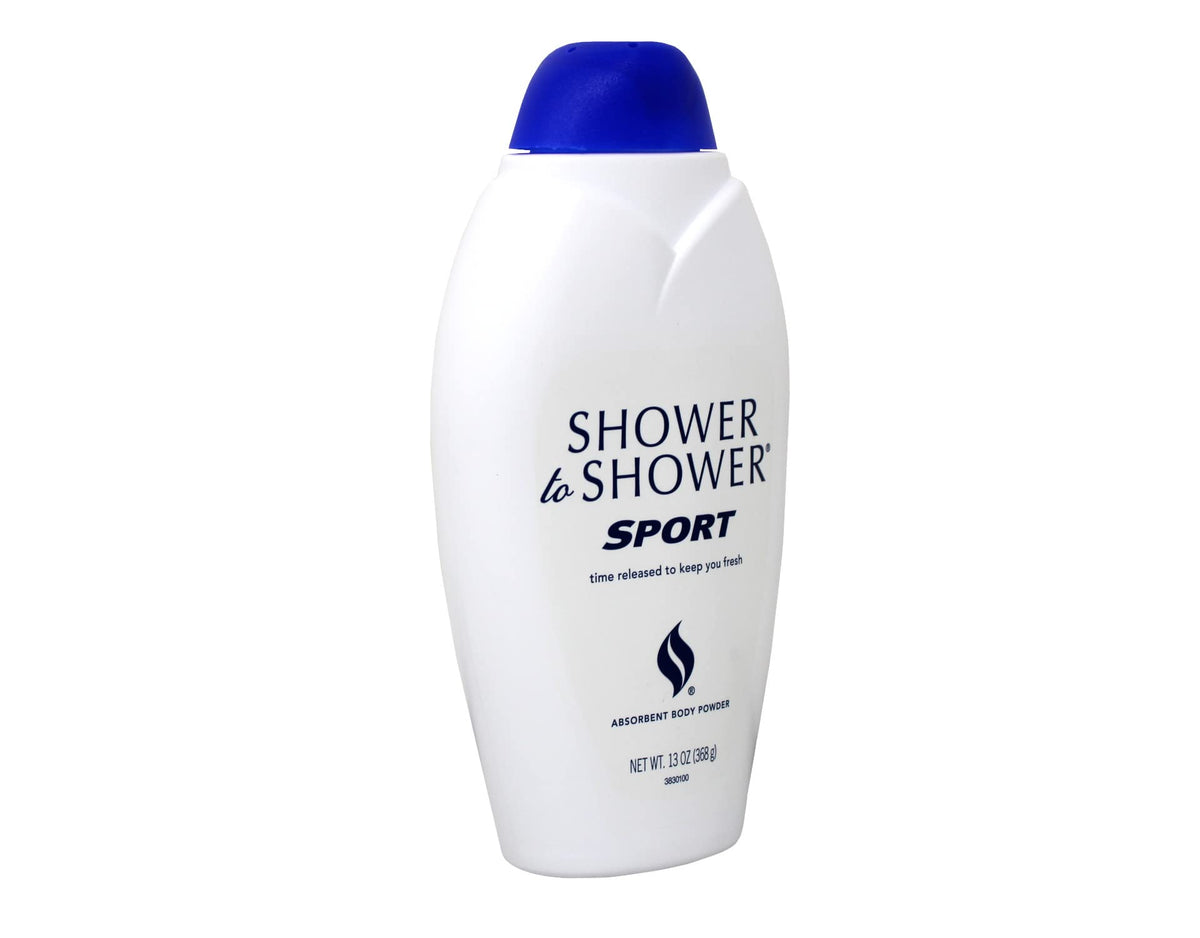 Shower To Shower open cap dispensing powder for easy application