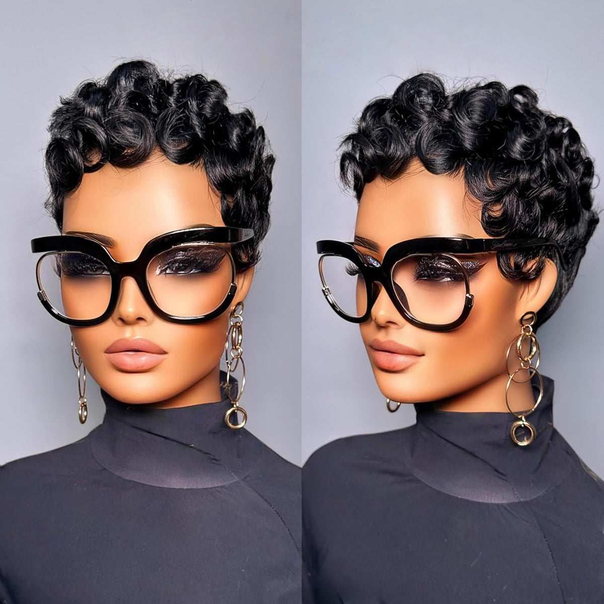 showreal close-up hairline detail showing realistic part and blending