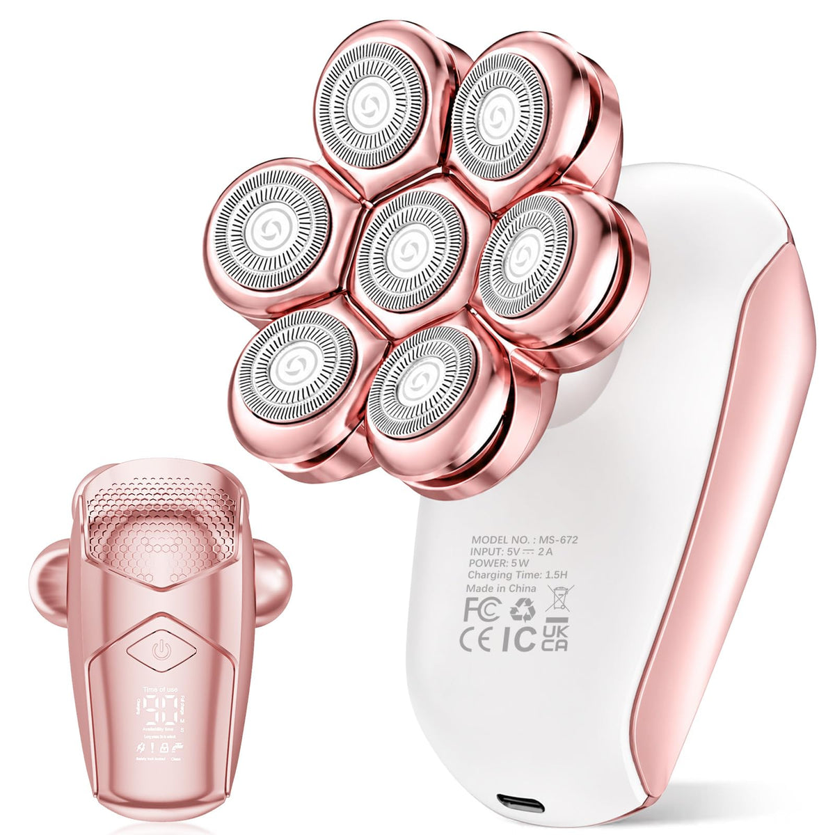 SHPAVVER ETHUP front view showing ergonomic pink body and compact design benefit portability