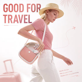 SHPAVVER ETHUP travel lock button close-up showing secure lock benefit prevents accidental starts