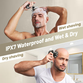 SHPAVVER ETHUP being rinsed in shower showing waterproof convenience
