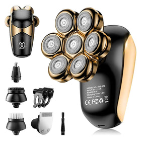 SHPAVVER front view ink gold showing ergonomic handle and power button for control