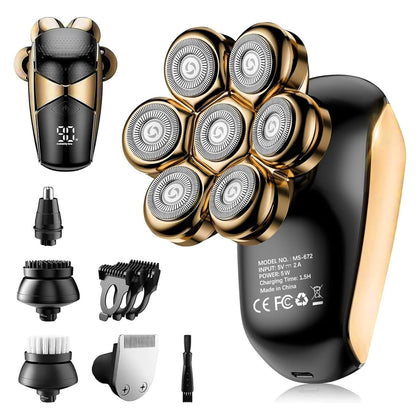 SHPAVVER front view ink gold showing ergonomic handle and power button for control