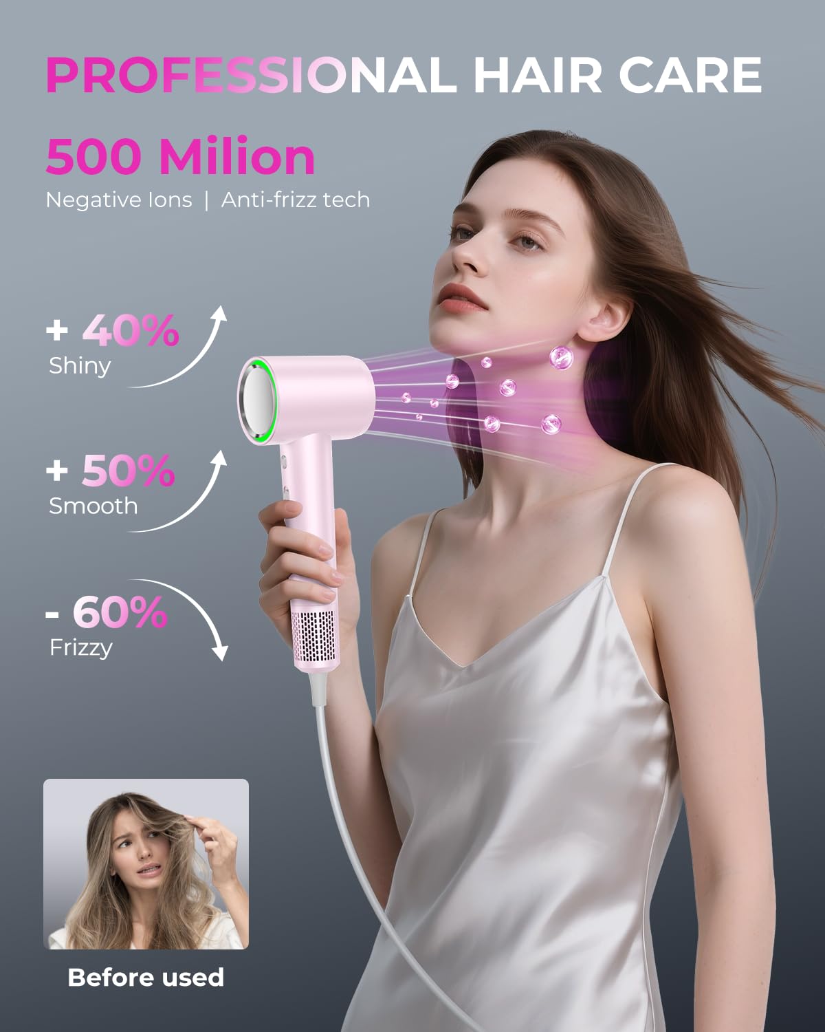 SHRATE side profile ergonomic handle for comfortable all-day use