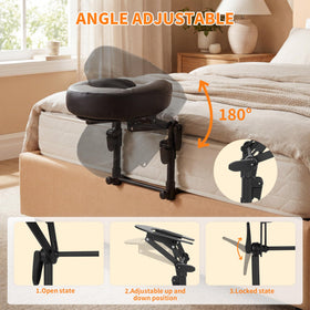 ShtNeeg metal bracket sliding under mattress for secure anchoring